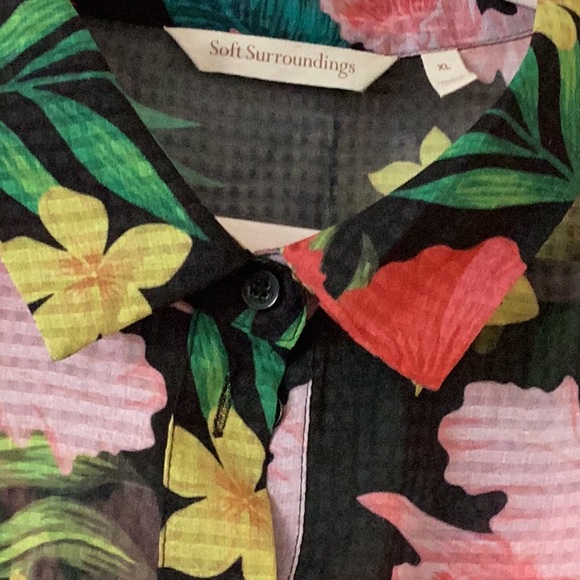 Soft Surroundings Sheer Tunic and camisole - Picture 3 of 8